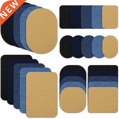 30Pcs Iron on Fabric Patches Fabric Repair Patches Twill Clo
