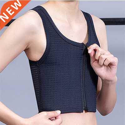 Tomboy Trans Chest Binder Vest Flat Breast slim Shaper FTM L