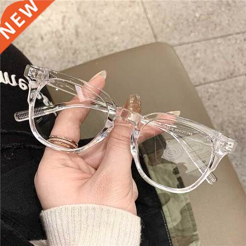 Transparent Optical Glasses for Women Blue Light Blocking Ey