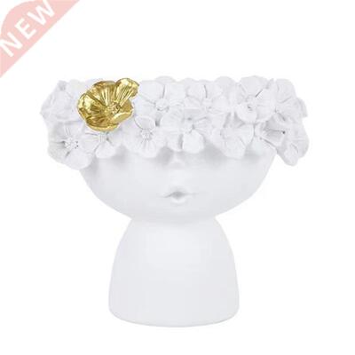 Cute Girl Character Vase,Flower Arrangement Vase,Succulent