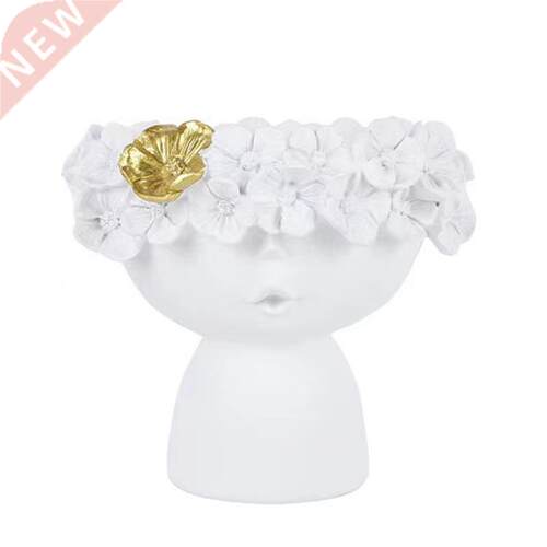 Cute Girl Character Vase,Flower Arrangement Vase,Succulent