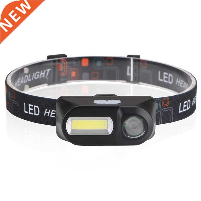 Mini Waterproof Xpe Cob Led 6-Mode Headlight head light