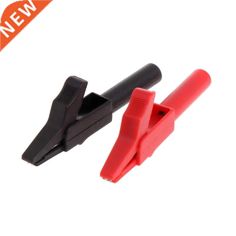 2 Pcs Full Protective Alligator Clips Crocodile Clamp For Mu
