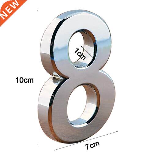 3D Large Size Modern House Number Hotel Door Home Address Ma