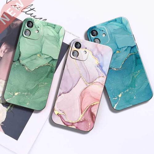 Luxury Marble Texture Phone Case For iPhone 12 11 Pro Max 13