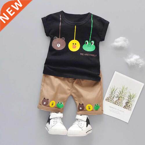 Baby Boys Girls Cartoon Clothes Outfit Suit Cute Children Su