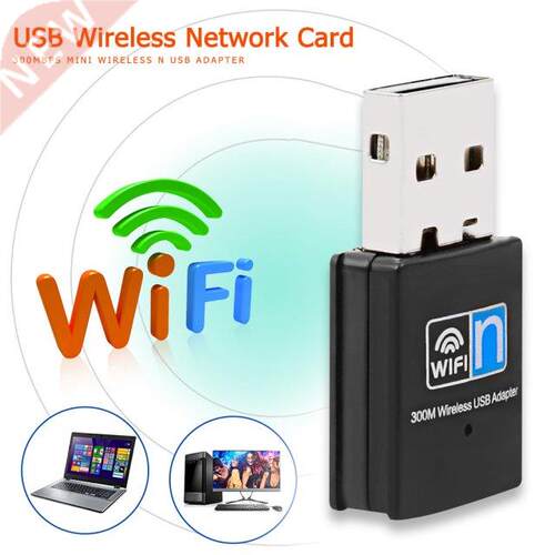 Mini USB Wifi Adapter 300Mbps USB2.0 WiFi Dongle 802.11b/g/n