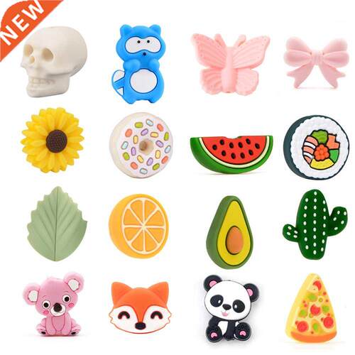 aby Silicone Cactus Teething Beads Toys Baby Pacifier Chain