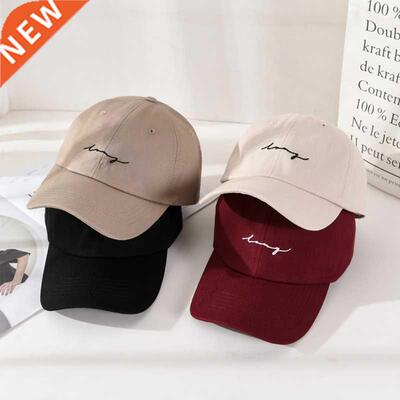 New Cotton Baseball Cap Women Casual Visor Embroidery Snapba