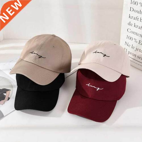 New Cotton Baseball Cap Women Casual Visor Embroidery Snapba