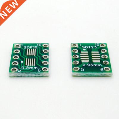 50pcs SOT23 SOP10 MSOP10 Umax SOP23 to DIP10 Pinboard SMD To