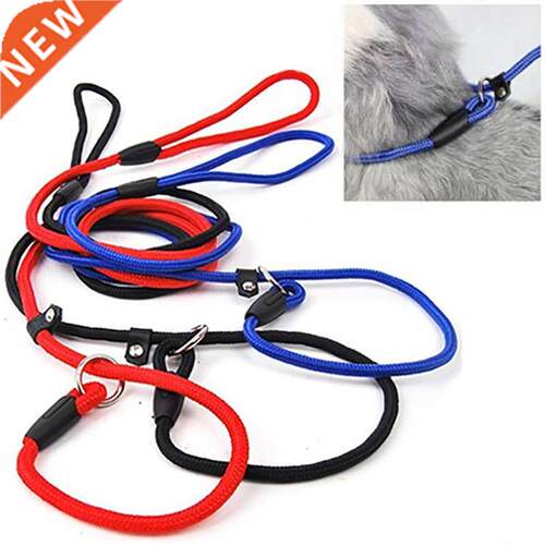1 Pc Adjustable Pet Dog Nylon Rope Training Leash Slip