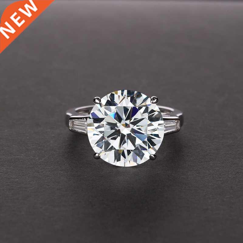 Luxury 12*12mm Lmitation Moissanite Round AAA Zircon Wedding