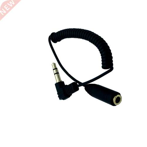 3.5mm Male To Female Jack 3 Pole 90 Degree Plug Extension Au