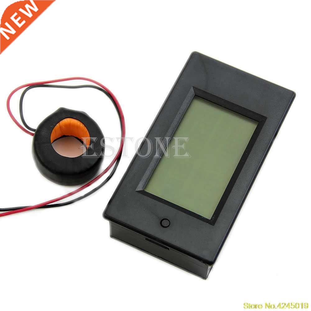 AC 100A LCD Volt Watt Power Meter Ammeter Voltmeter 110V 220