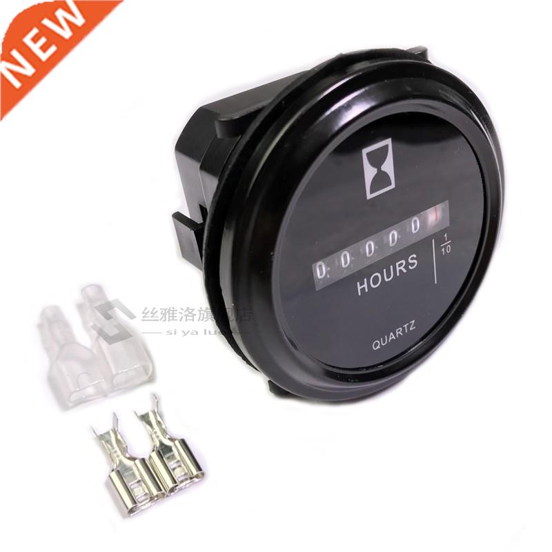DC 10-80V AC 100-250V Mechanical Hour Meter Counter Timer Ho