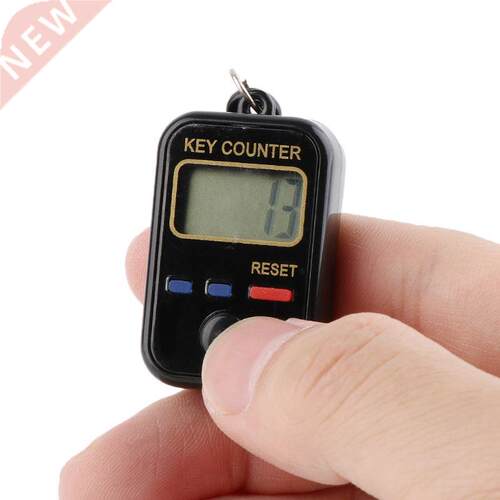 LCD Digit Electronic Tally Counter 0-99999 Keychain Finger