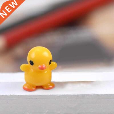 ZOCDOU 1 Piece Cute Smal Yellow Duck Quacker Farm Model Smal