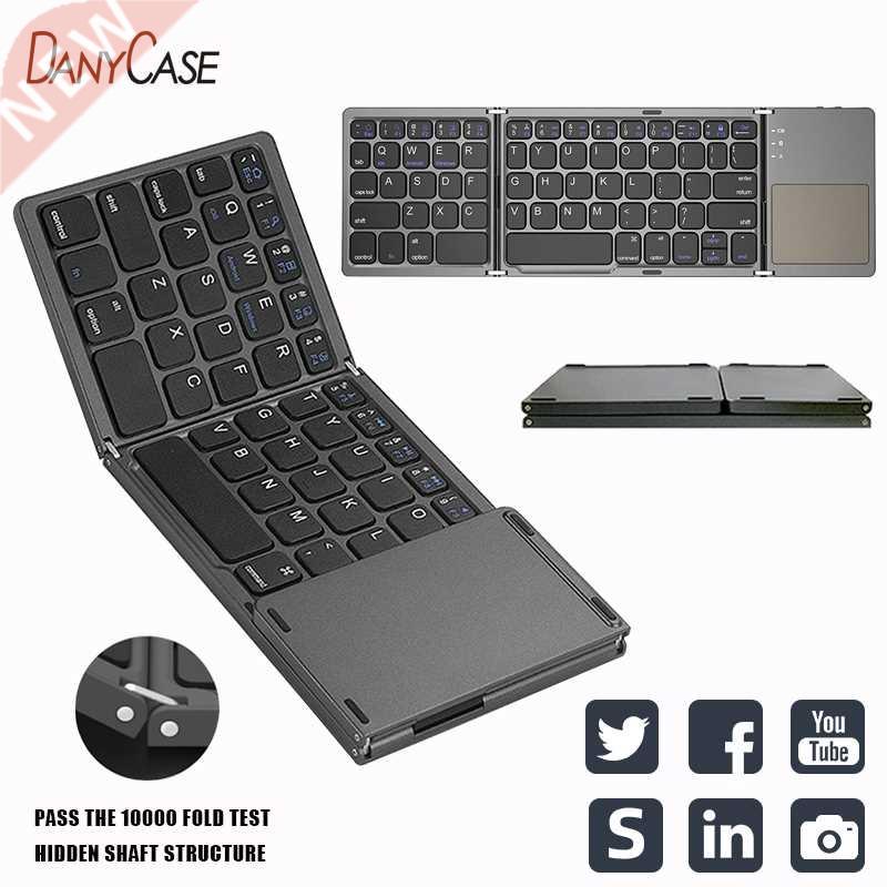 Mini folding keyoard Touchpad luetooth 5.0 Foldale Wirel