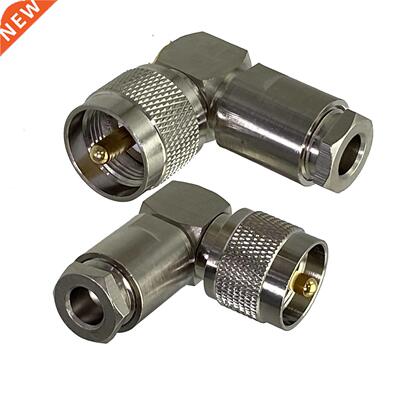 5pcs UHF PL259 Male Plug Connector Clamp RG5 RG6 5D-FB LMR0