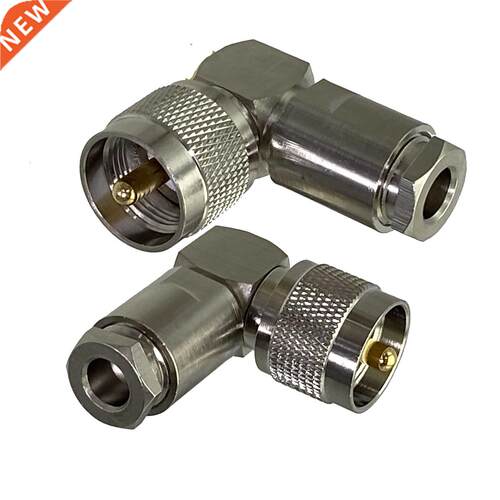5pcs UHF PL259 Male Plug Connector Clamp RG5 RG6 5D-FB LMR0