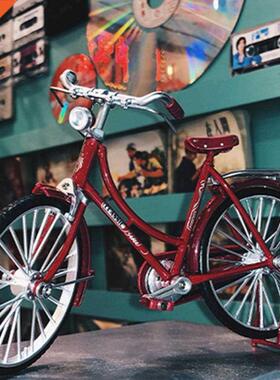 Collectable Bicycle Art Sculpture Stand Stable Alloy Full