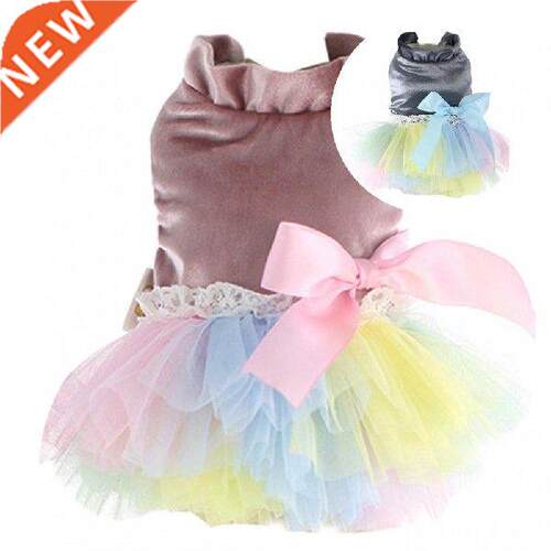 Breathable Beautiful Pet Dogs Tulle Princess Dress