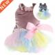 Beautiful Princess Pet Tulle Dress Dogs Breathable
