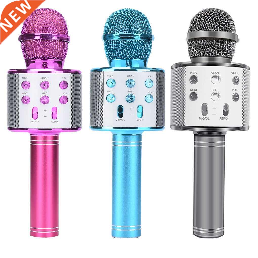WS858 Portable Bluetooth Karaoke dj Microphone Wireless Prof