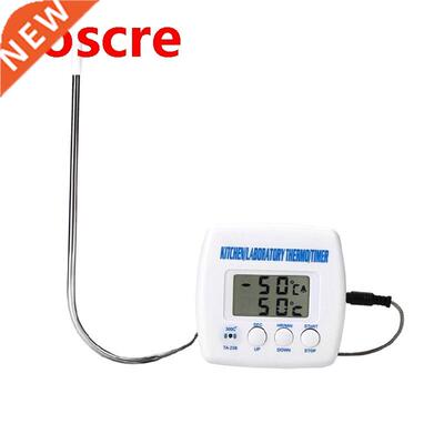 Digital Food Temperature Meter Timer Lcd Display for Cooking