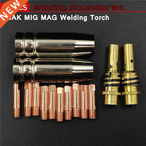 14Pcs 15AK Welding Torch Consumables 0.6mm 0.8mm 0.9mm 1.0mm