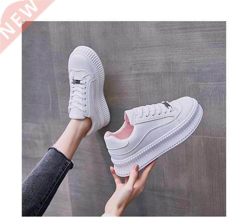 White Shoes Women 2021 Spring Running Shoes Woman Vulcanize