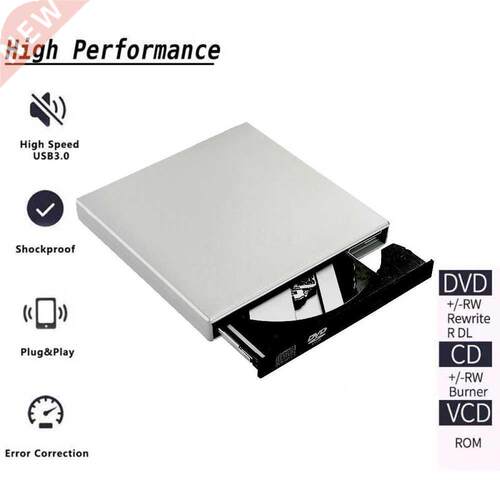 DVD ROM External Optical Drive US 2.0 CD/DVD-ROM CD-RW Play