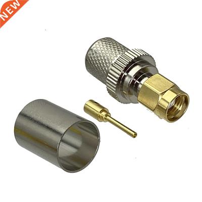 1pcs Connector RP SMA Jack Male Cimp For RG8 LMR400 RG213 Ca