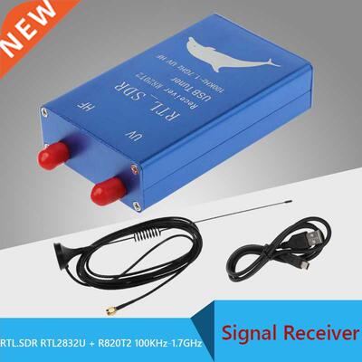 Portable Radio RTL SDR Tuner Receiver RTL2832U+R820T2 100KHz
