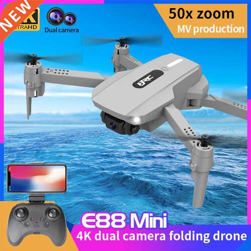 2022 New E88 Mini Drone 4K HD Camera Real-time Transmission