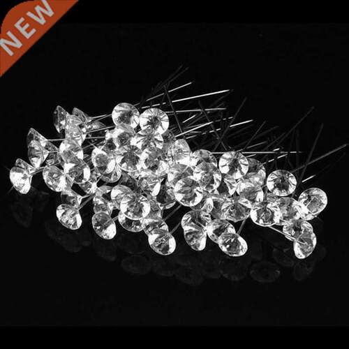1 Box 50/100/200Pcs Diamond Pins Wedding Bouquet Pins Stitch