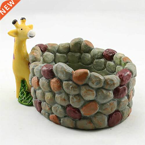 Succulent Plant Pot Animal Shaped with Drainage Small Plant