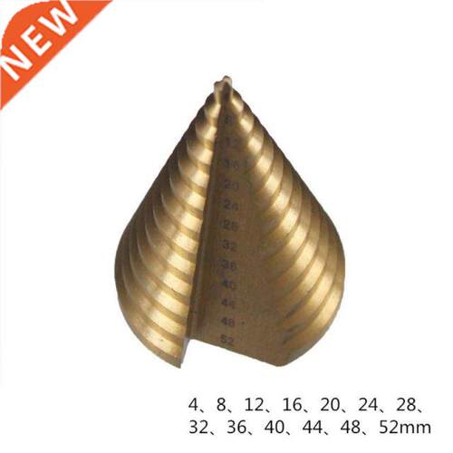 4-52mm Metric HSS Titanium Surface Step Drill Bit Set for Wo