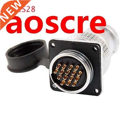 AC 250V 7A 2/3/4/5/6/7/8/10/12/14/16/19/20/24/26 Pins Flange