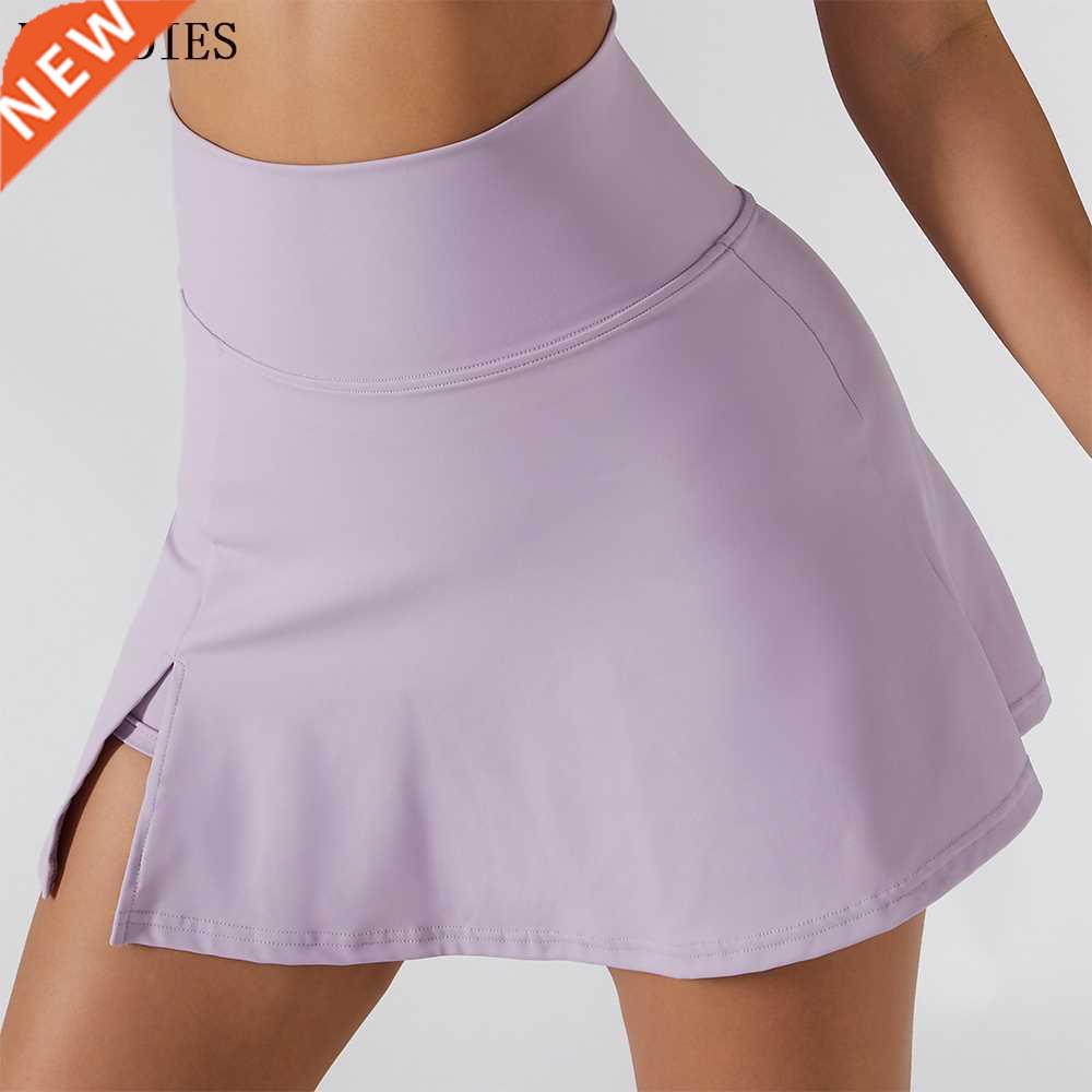 Yoga Sports Skirt Shorts Tennis Mini Pants High Waist Shorts图片