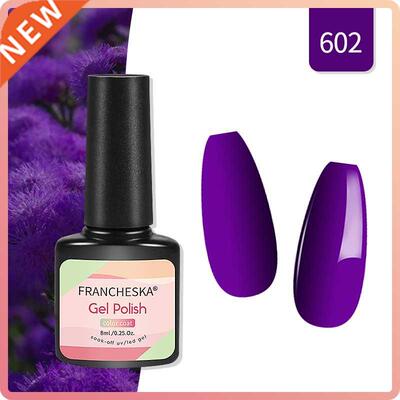 FRANCHESKA 8ML Neon Colors Nail Glue Nail Polish Gel For