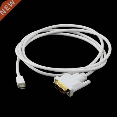 Mini Display Port DP Male to DVI Male Adapter Cale Cord Whi
