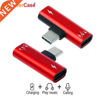 Dual Type C to Typc C Aux 2 in 1 Adapter For Huawei Mate 30