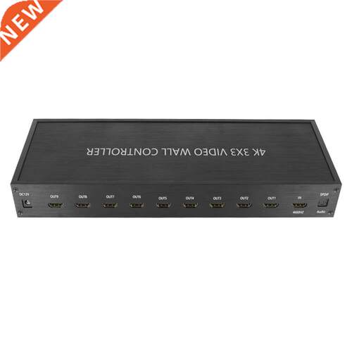 4K 3x3 TV Video Wall Controller Screen Stitching Processor S