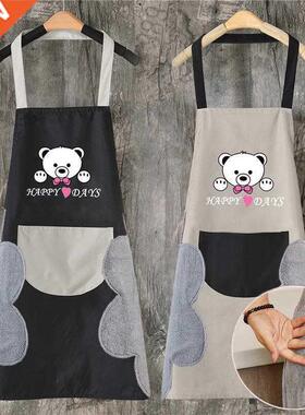 Hand towel apron waterproof stain home kitchen cooking waist