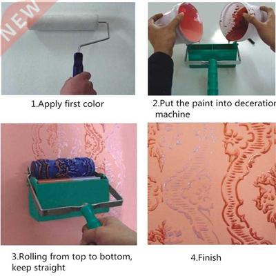 Roller And Patterned Paint Machine Wall Tools 5