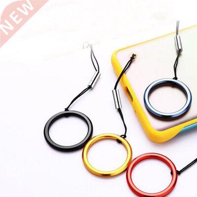 Metal Silicone Wrist Lanyard Mobile Phone Chain Straps Ring