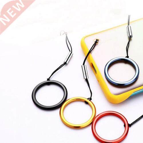 Metal Silicone Wrist Lanyard Mobile Phone Chain Straps Ring