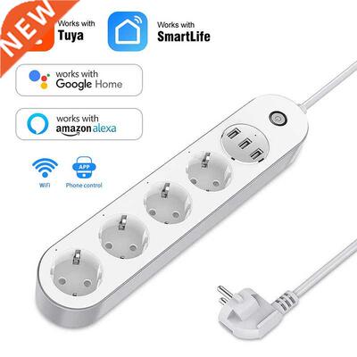 Aubess Power Strip With Extension Cable Electrical Sockets W